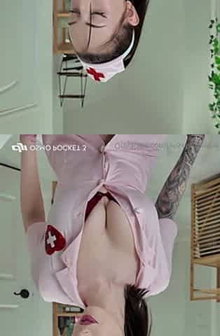 Coquettish nude nurse erotic video