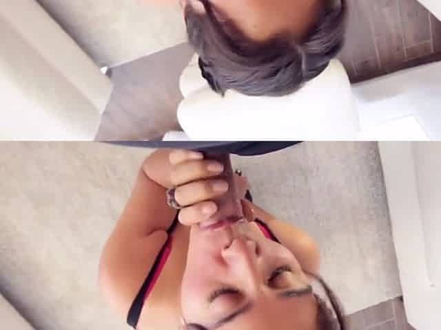 Dalia Is Giving A Sensual Titjob To Her Best Friend And Sucking His Cock Like A Pro
