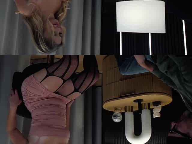 Dirty Haired Blonde Banks On A Creampie Deposit