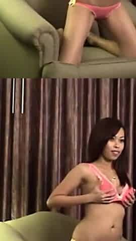Slutty Thai Beautiful Brunette Fingering Her Horny Wet Pussy