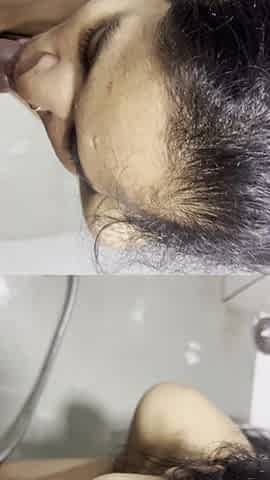 Shower Sex with Boyfriend on Toilet Seat
