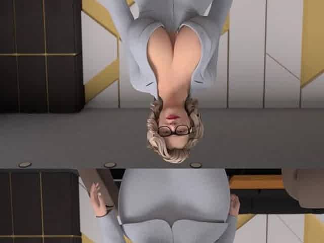 Breasty Jewish Secretary sucks and bangs her ebony boss