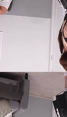 This Maid Isn't Good at Cleaning. but How Does She Take Two Cocks at Once? DP