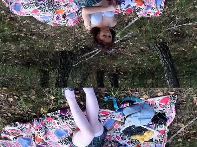 fingering myself in nature (Mira, 19 y.o.)