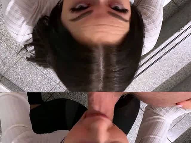 Two college babes giving handjob POV