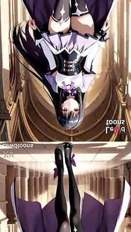 Lewdtoons Teaser- In the castle corridors [AI generated] magical hotty sex anime