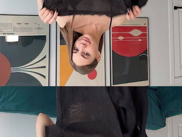 Hot Ebony Crop Tops Try On & Review