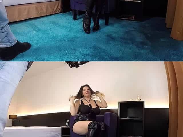 MyBoobs - Behind from Talia Amanda in latex stockings