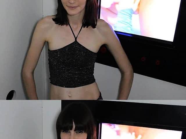 Glory Hole Skinny Small Tit Teen Sucking Dick