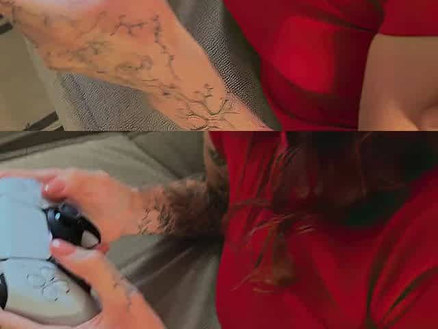 Tiny gamer hotty gets a plump penis during the time that playing