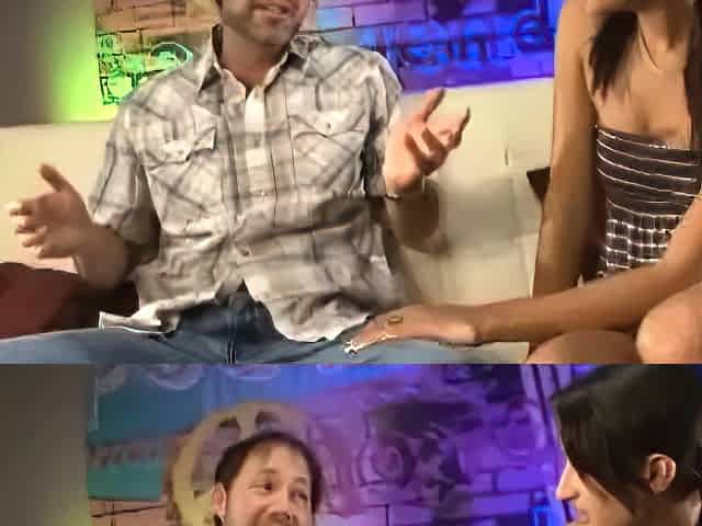 Mr Johnson meets sexy Latin teen Vanessa. While he is