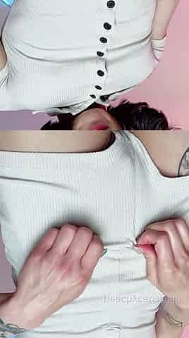 Horny japanese teen satomi stuffs herself with toy