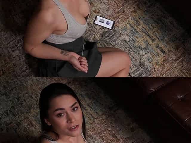 Brunette slut pov blowjob in close up HD