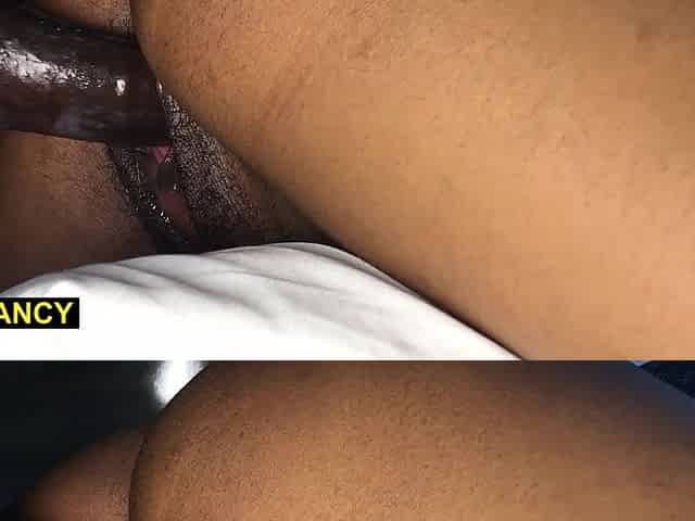 Perfect Body Ebony Babe Gets Her Tight Pussy Pounded by a Massive Dick with Multiple Cumshot