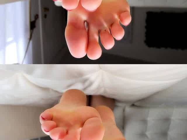 Maitresse Madelines solo foot fetish POV