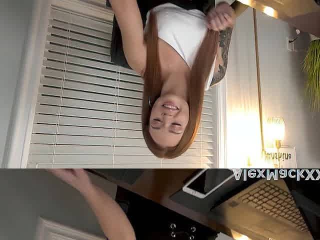 Secretary Bangs Her Boss in the Office to Save Her Job