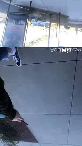 Three lesbian dyke amateur babes use strapon in shower
