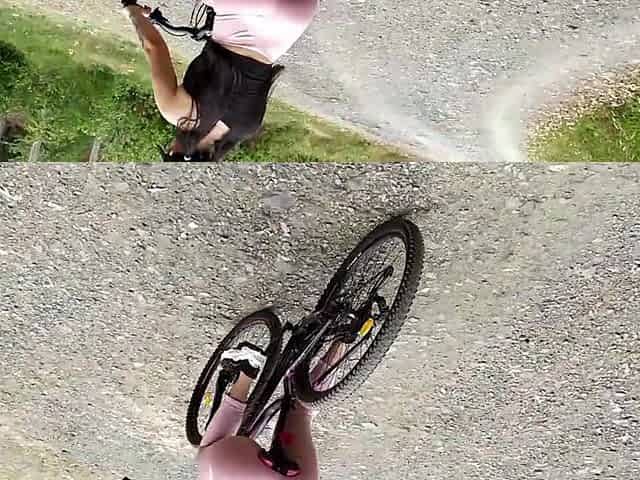 Bike ride ended with hard sex in the centre of the forest with my recent ally.