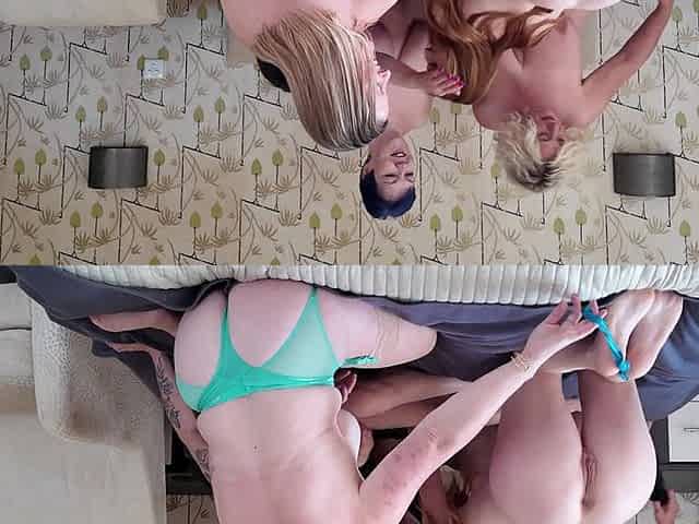 The Big Lesbian Orgy and One Lucky Cock part 1