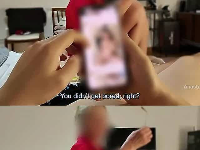That guy's watching porn, wanking and cum front of my stepmom a during the time that i'm not at home.