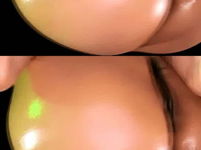 Japanese hairy pussy toying