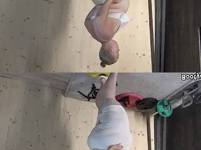 Plump hotty loves to bang her coach during training