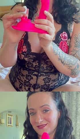 Italian American MILF Solo Play: Sexy Brunette in Lingerie