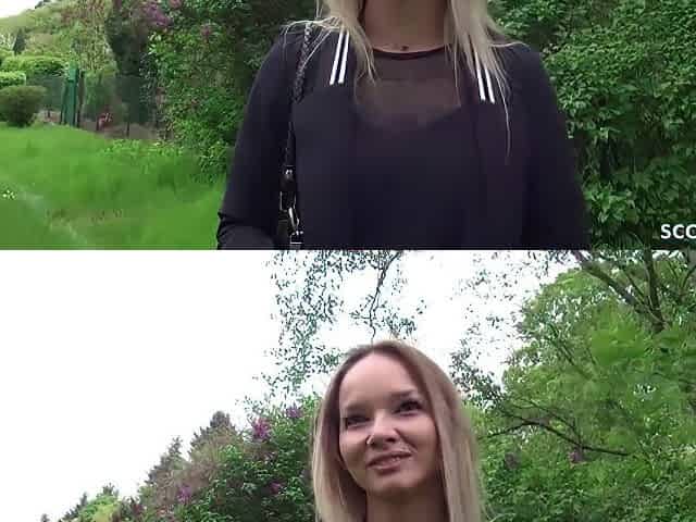 Deutsche Monika In Berlin Nach Street Casting Gefickt - German