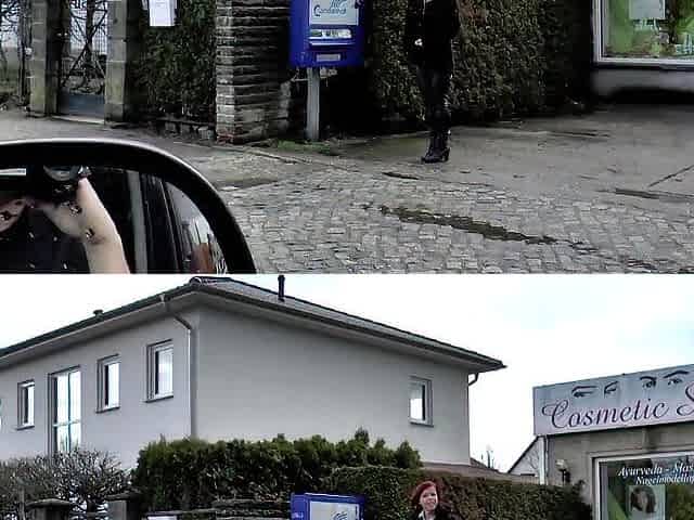 Fascinating redhead large booty honey drilled in her cunt