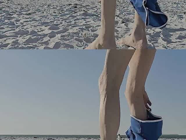 Strolling on the Beach in a hawt bikini