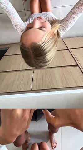 Sarah Lloyd POV Kitchen Fuck