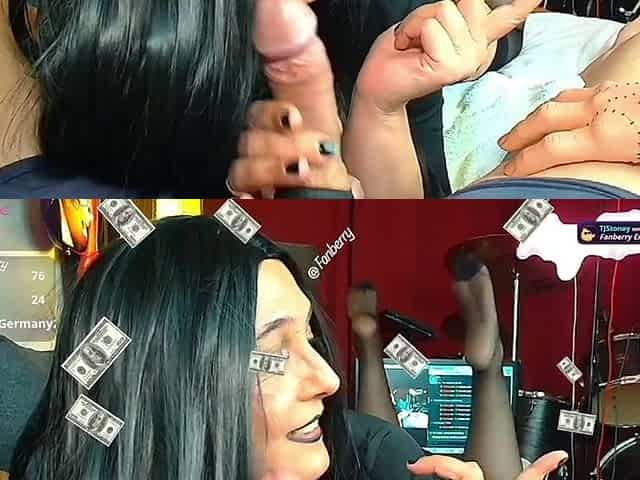 Morticia Addams Day 2, the White Creampie From the Darkness of Her Asshole!