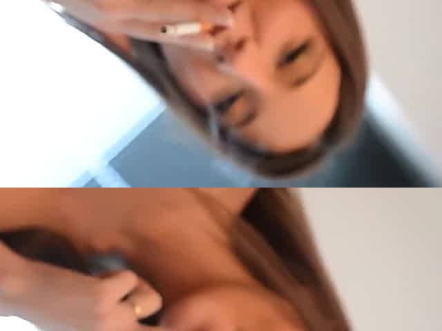 Julie skyhigh smoking and pee slut in leather leggings and extreme heels