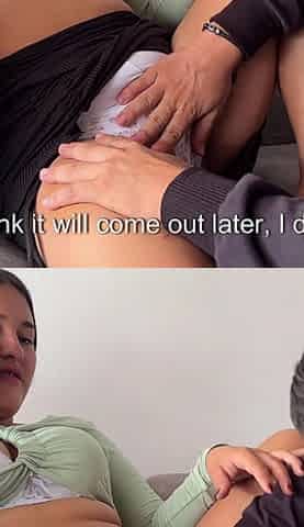 Stepbrother, Don't Touch Me, I'm Talking to My Boyfriend! Hardcore Sex with My Stepsister While on Call with Her Boyfriend.