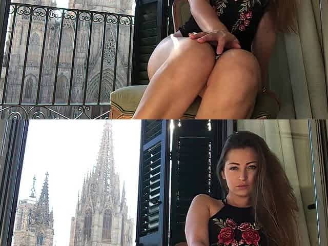 Dani Daniels . com Public Window Masturbation