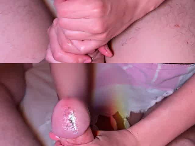 A nice tugjob in advance of great sex