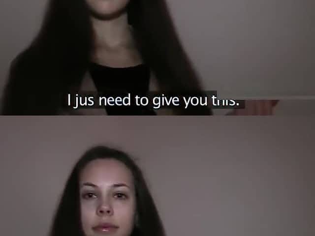 Stunning brunette fucks pov in public