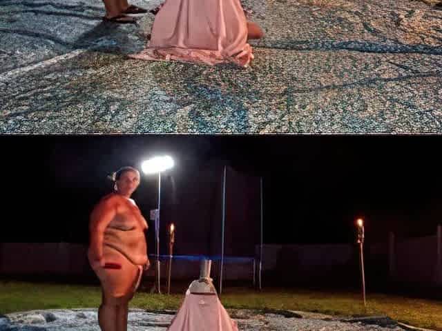 Wild outdoor Sex Toy Pleasure