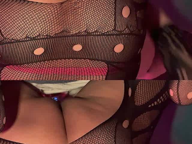 Concupiscent bunny beauty orgasming