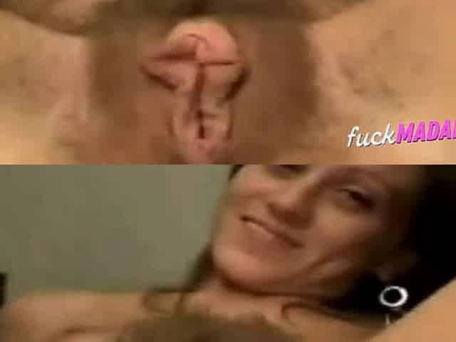 Big-Clit Hairy Pussy Exposed