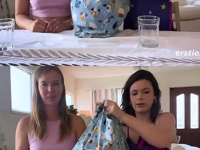 Stella Sedona And Dharma Jones In Lesbian Friends Stella & Dharma Have Fun With Sensory Play