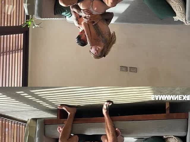 Ardent sunset sex after a hard work day. Real amateur pair, raw screwing
