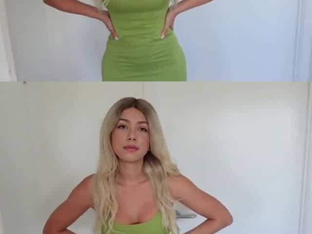 MY GIRLFRIEND HAS LARGE AND NICE-LOOKING MELONS