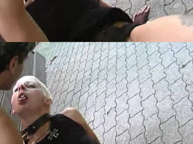 Horny Young Man Fucks MILF in the Garden Straight in the Ass