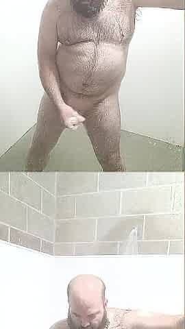 Campground shower Masturbation