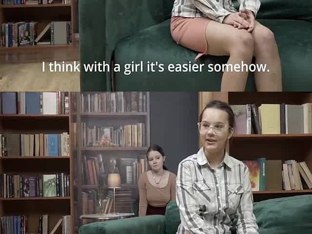 Shy Lesbian First Timer With Emma Pikiner And Anna Podstava