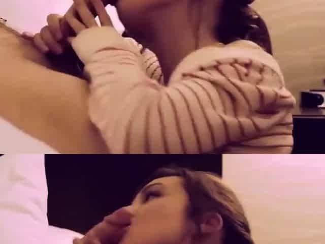 College Amateur Facial After Blowjob