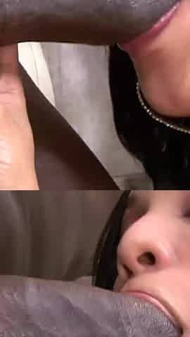 Alluring brunette babe toys her pussy and gets fucked