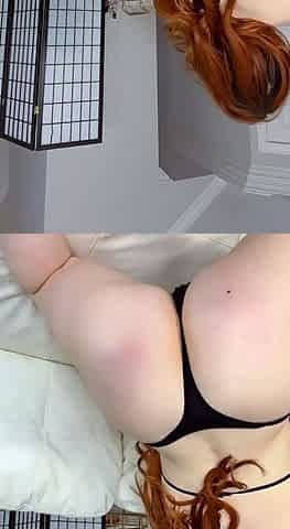 Great Big Boobs On Masturbating Redhead