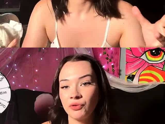 Chubby Brunette Big Boobs Dildo Masturbation